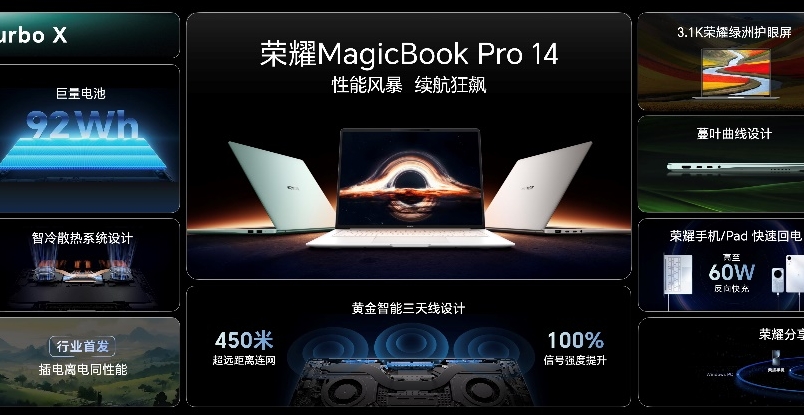 用手机思维做行业破局者 荣耀MagicBook Pro 14正式发布