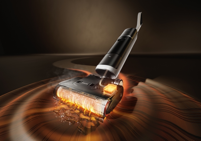 追觅H40 Ultra旗舰洗地机85°C热水洗地黑科技，1遍清洁=去污+除菌+速干