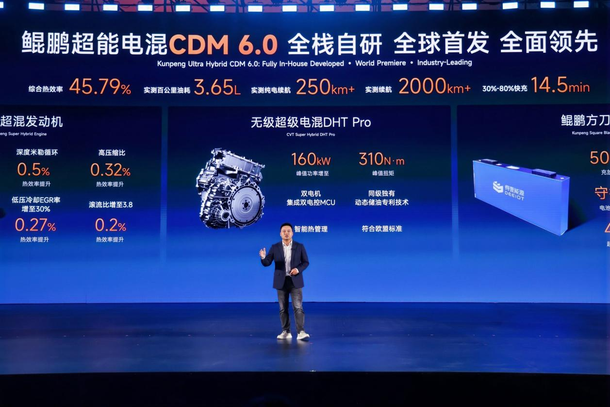 首搭鲲鹏超能电混CDM 6.0，奇瑞风云A9开启C级混动旗舰新时代