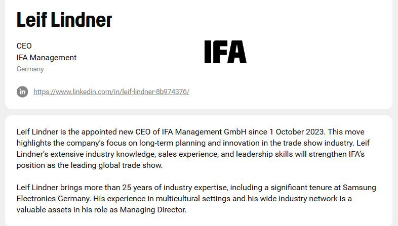 2026 IFA 全球媒体发布会